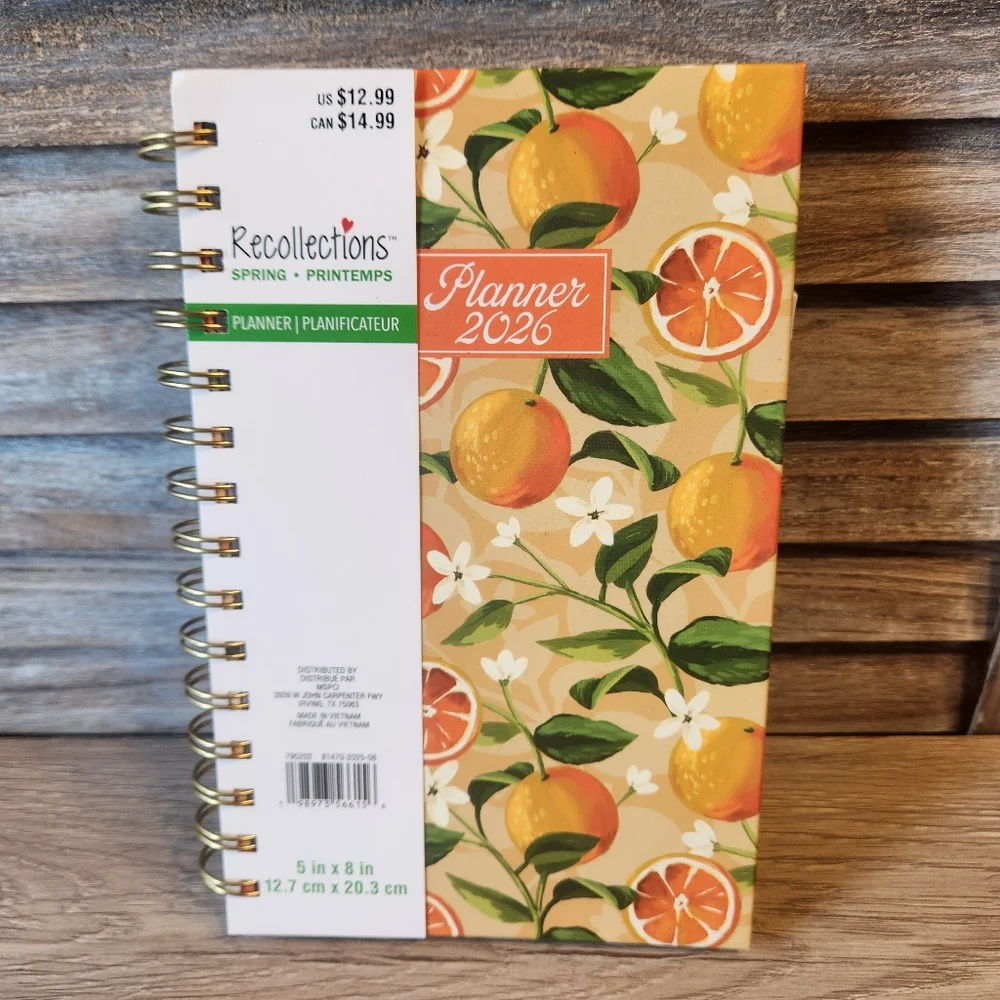 2026 Planners New Orange Fruit Tree Summer